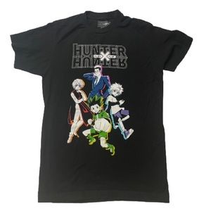 Hunter X Hunter Anime Graphic Black Short Sleeve T-Shirt Youth Size Small (S20)